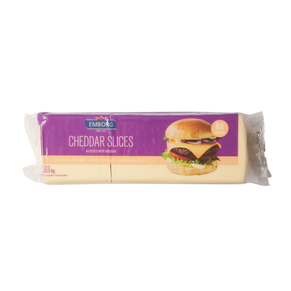 Emborg Slices Cheese (WHITE)  84pcs 芝士片