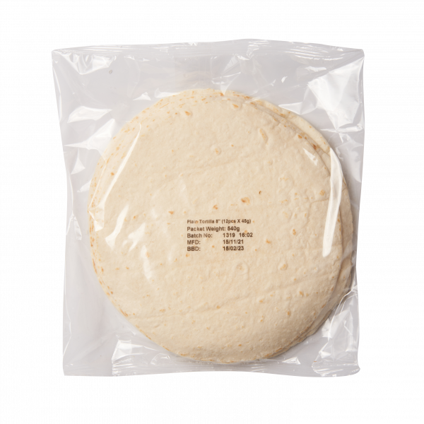 Signature PLAIN Flour Tortilla 8" 八寸面粉圆饼
