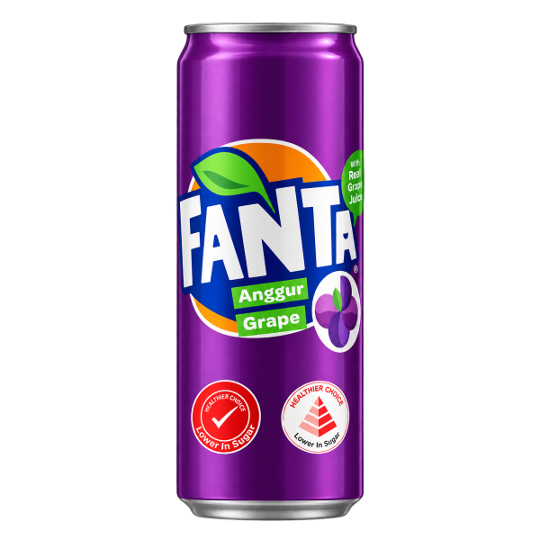 Fanta Grape Less Sugar 320ml 葡萄水 [BCRS]
