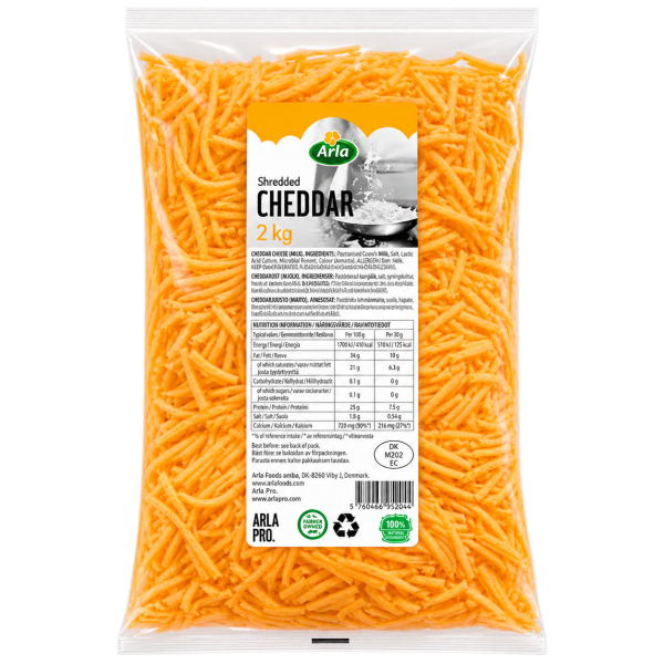 Arla Shredded Red Cheddar Cheese 红切达乳酪