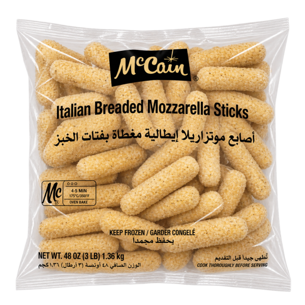 McCain Breaded Italian Mozzarella Cheese Sticks 香脆芝士条