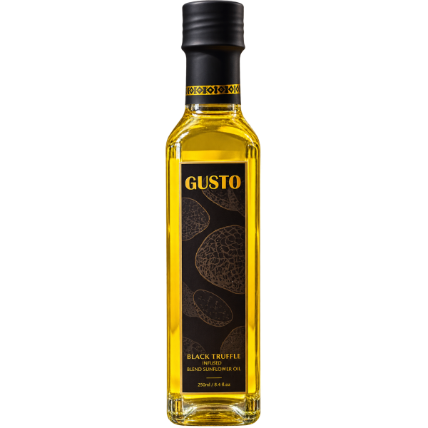Gusto Black Truffle Infused In Refined Sunflower Oil 250ml 松露油