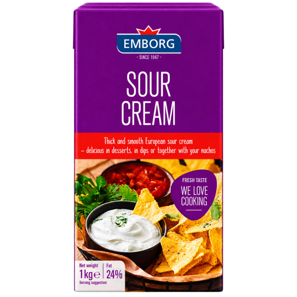 Emborg Sour Cream (24% Fat) 爱堡酸味稀奶油