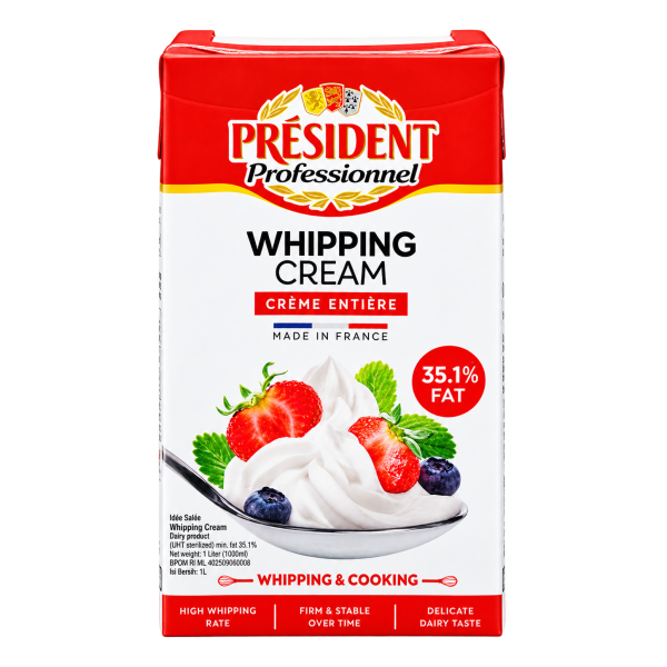 President Whipping Cream (35.1% Fat) 烹饪稀奶