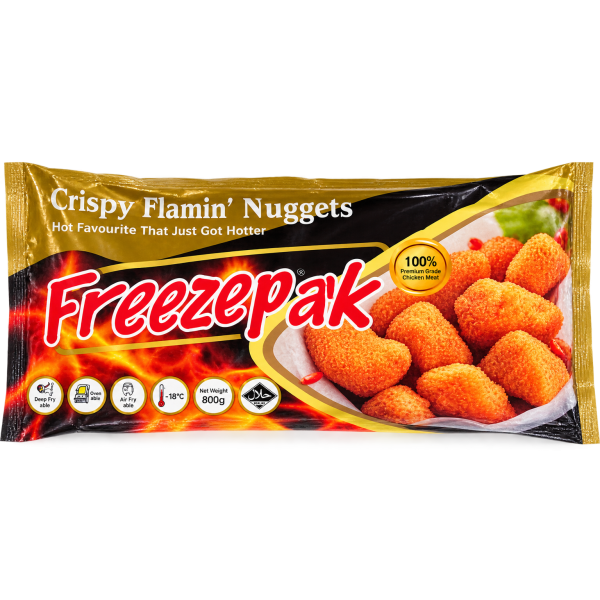 Freezepak Crispy Flamin' Spicy Chicken Nuggets 泰国辣味鸡柳块