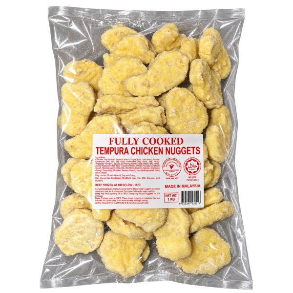 Fully Cooked Tempura Chicken Nuggets 马来西亚麦金鸡