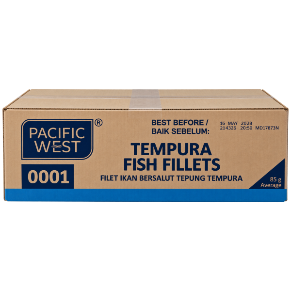 Pacific West Tempura Pollock Fish Fillet 85g 天妇罗狭鳕鱼柳