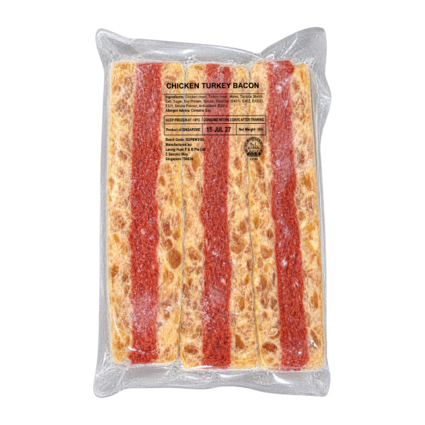 Sliced Chicken Turkey Bacon 2mm 火鸡培根片
