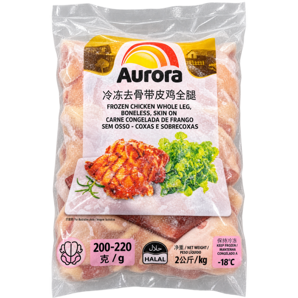 Aurora Boneless Chicken Leg 200–220g 无骨鸡腿肉 (200–220克)
