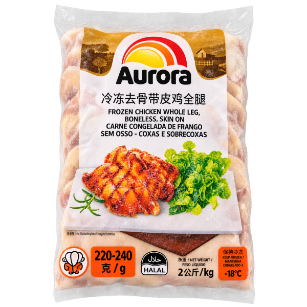 Aurora Boneless Chicken Leg 220–240g 无骨鸡腿肉 (220–240克)