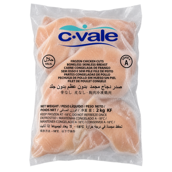 C.Vale Boneless Chicken Breast (Skinless) 无皮无骨鸡胸肉