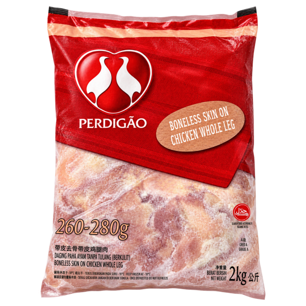 Perdigao Boneless Chicken Leg 260–280g UP 无骨鸡腿肉 (260–280克上)
