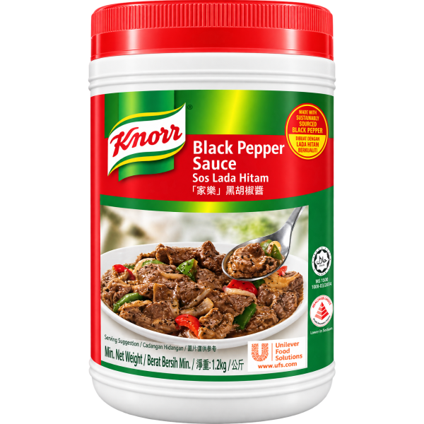 Knorr Black Pepper Sauce 1.2kg 黑胡椒酱