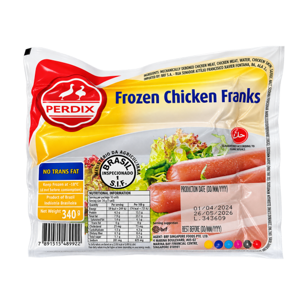 Perdix Chicken Franks 清真鸡肉熏肠