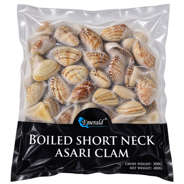 Emerald Boiled Short Neck Asari Clams 30/40 煮熟短颈蛤蜊