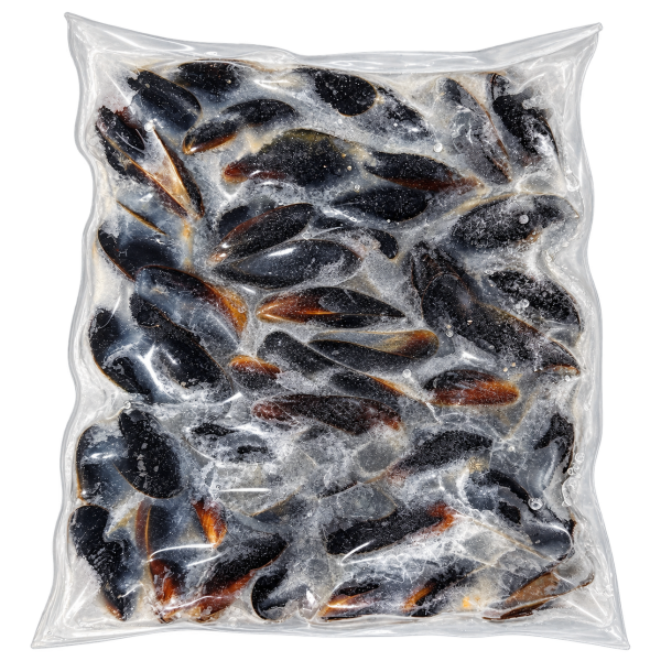 Chilean Whole-Shell Cooked Black Mussels 50/70 黑壳淡菜