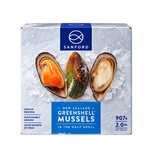 Sanford NZ Half Shell Green Mussel 半壳淡菜