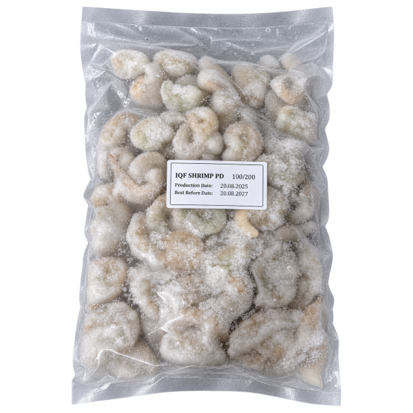 PD White Shrimp 100/200 整只去壳白虾