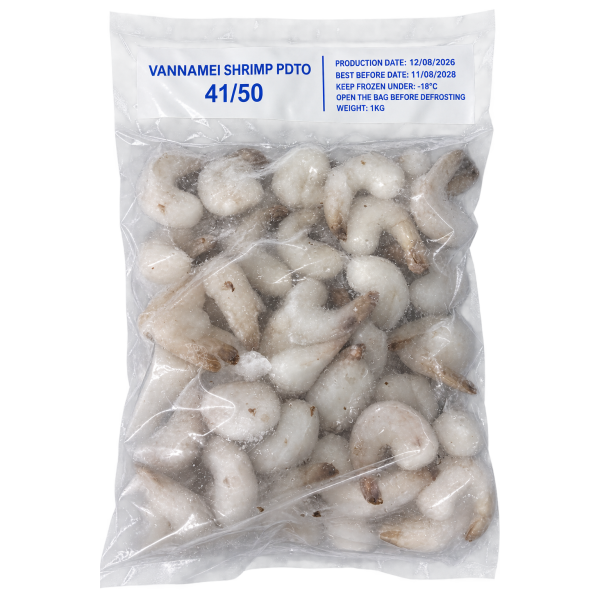 PTO White Prawn 41–50 尾部留壳白虾