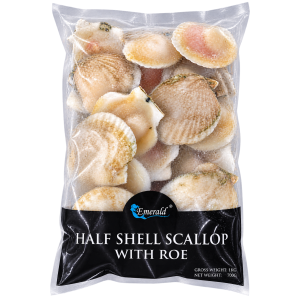Half Shell Scallops 7–8cm 半壳带子